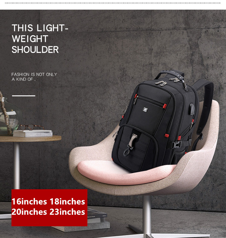 Laptop Backpack Anti Theft - กระเป๋าเป้สะพายหลัง Plecak รุ่นปี 2025 สำหรับผู้ชาย พร้อมช่องเสียบ
