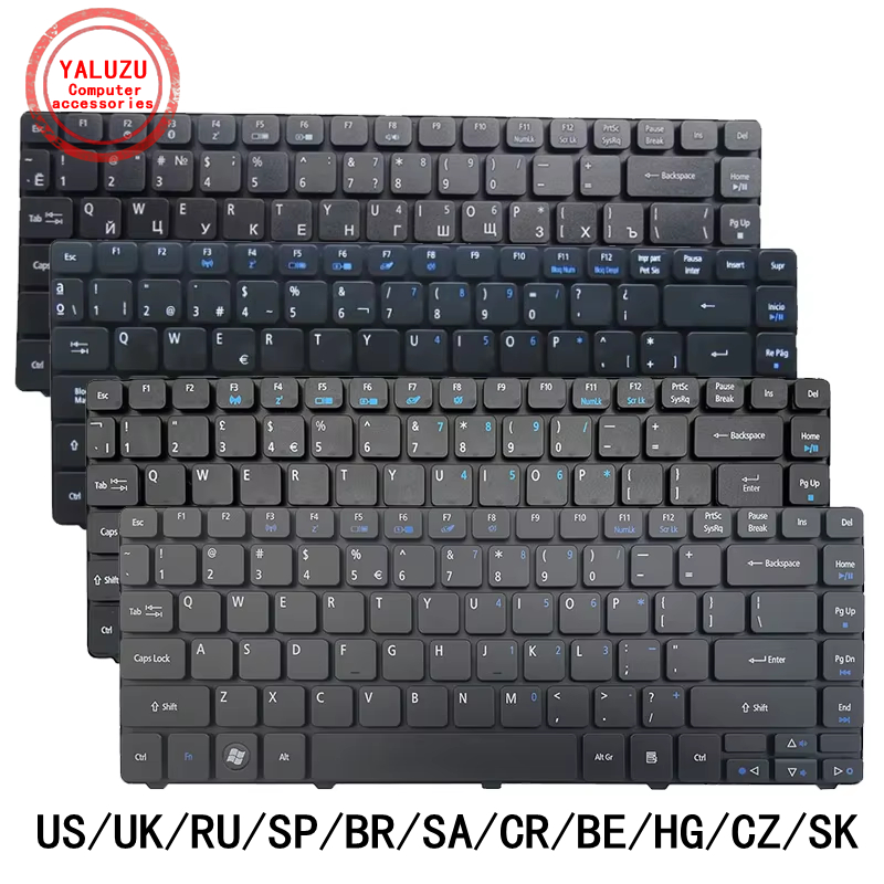 Laptop Accessories Acer - US/UK/RU/SP/BR/SA/CR/BE/HG/CZ/SK แป้นพิมพ์แล็ปท็อปสําหรับ ACER 3410G 3410T 3750/G