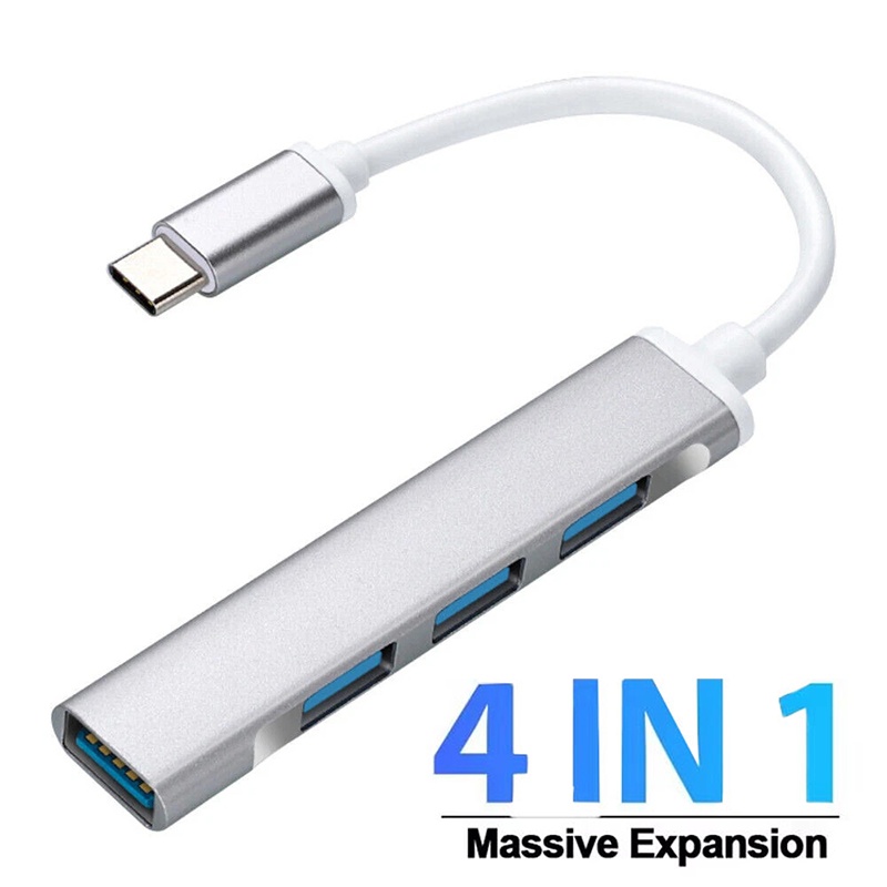 Laptop Accessories Hub - ฮับขยายพอร์ต Type-C 4-in-1 ฮับ USB C
