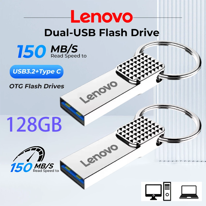 Laptop Accessories Best - แฟลชไดรฟ์ Lenovo USB 3.0 ความเร็วสูง แฟลชไดรฟ์ขนาดเล็ก