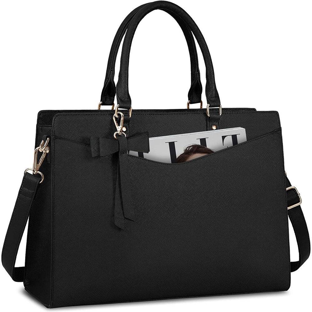 Laptop Accessories Women - กระเป๋าแล็ปท็อปสำหรับผู้หญิง 15.6 นิ้ว หนัง PU กระเป๋าใส่แล็ปท็อป