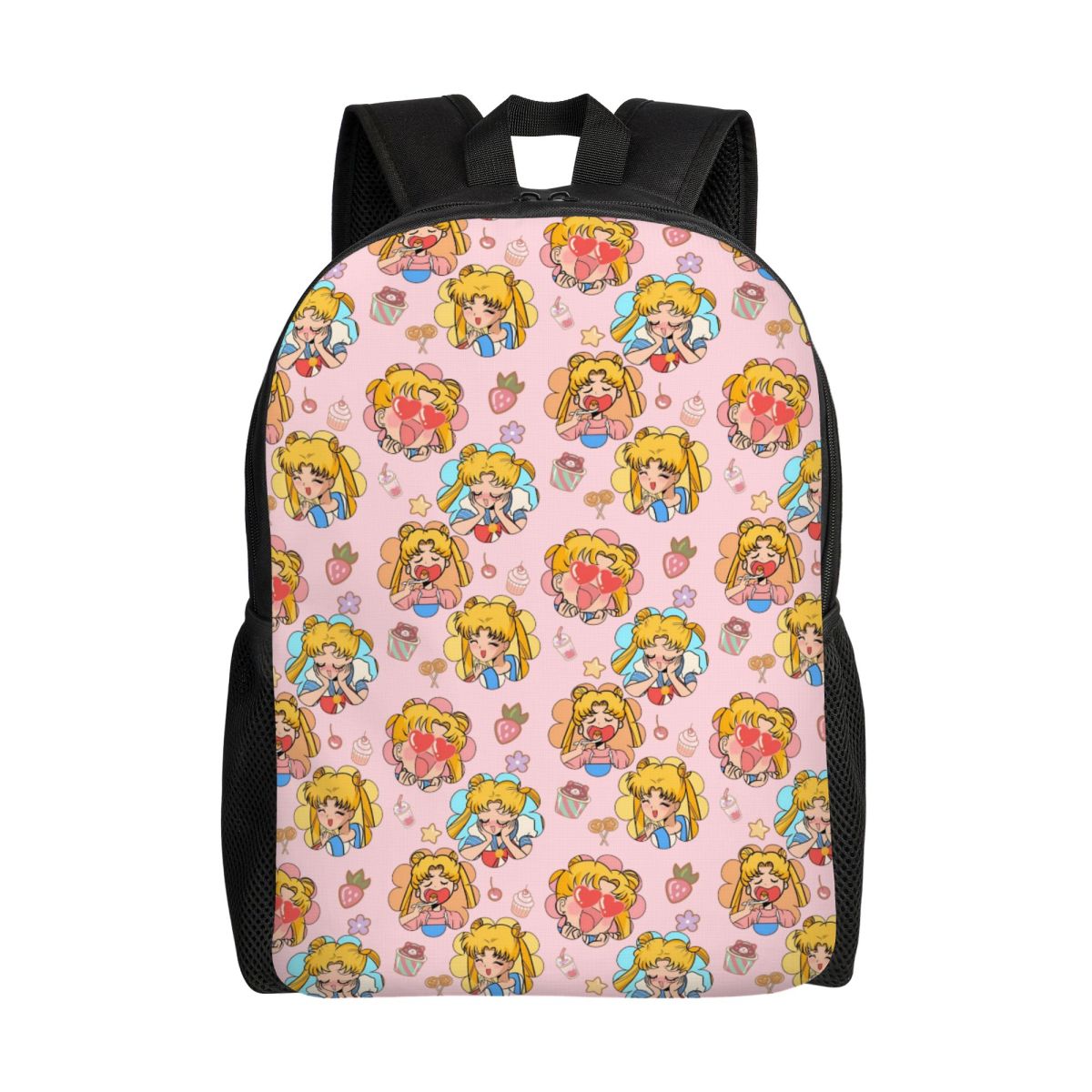 Laptop Accessories Bag For Men - กระเป๋าเป้สะพายหลัง S-Sailors M-Moons Mangas Japan แบบปรับแต่งได้สำหรับผู้ชายผู้หญิงโรงเรียนนักศึกษาวิทยาลัยกระเป๋าหนังสือเหมาะกับกระเป๋าแล็ปท็อปขนาด