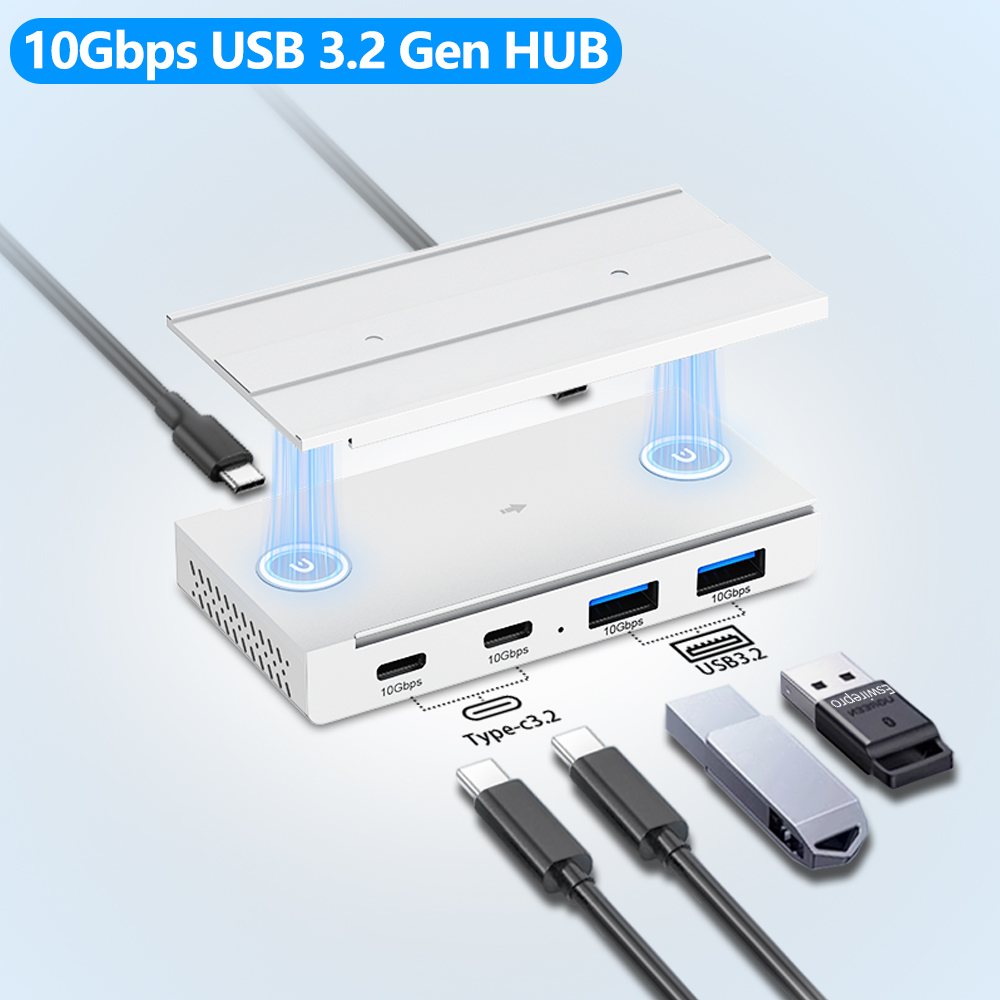 Laptop Accessories And Gadgets - 10Gbps USB3.2 Gen2 HUB โต๊ะ USB