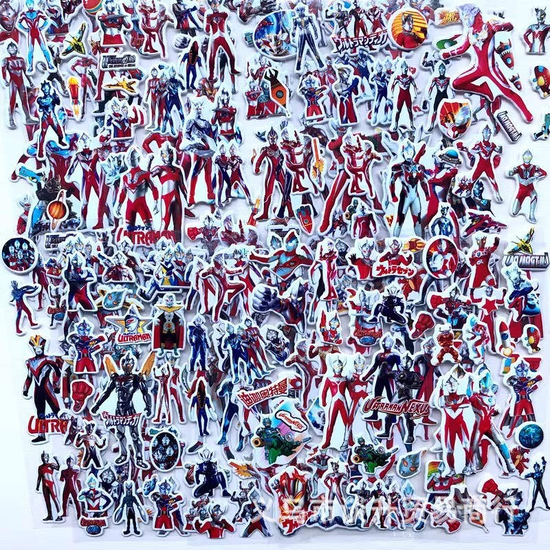 Laptop Accessories Kids - 10pcs การ์ตูน Ultraman 3D สติกเกอร์-อะนิเมะการ์ตูน PVC