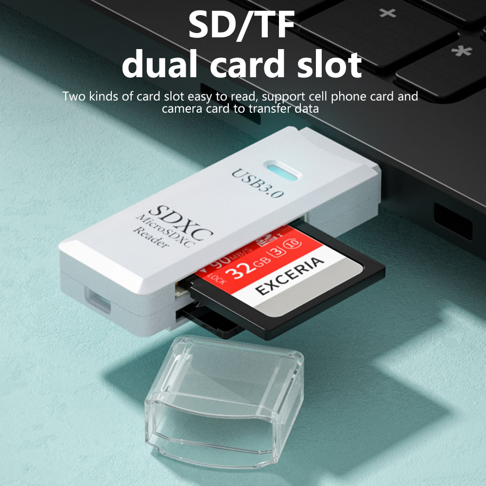 2 in 1 USB 3.0 Card Reader Mic - Laptop Accessories And Gadgets บทวิจารณ์และราคา