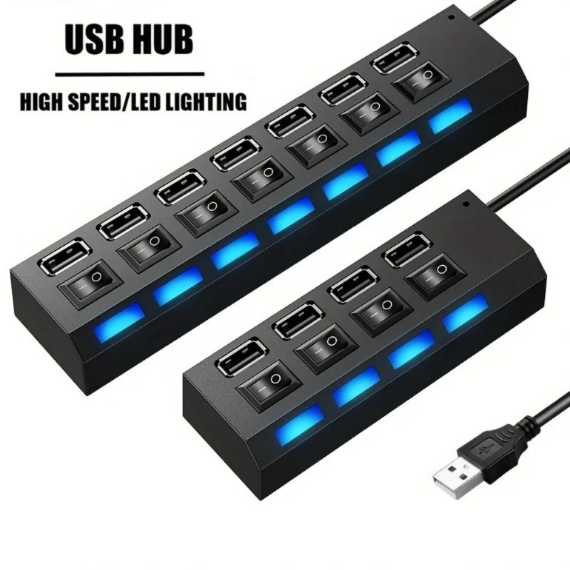 USB 2.0 ฮับ 4/7 พอร์ตตัวแยกสัญ - Laptop Accessories And Gadgets บทวิจารณ์และราคา