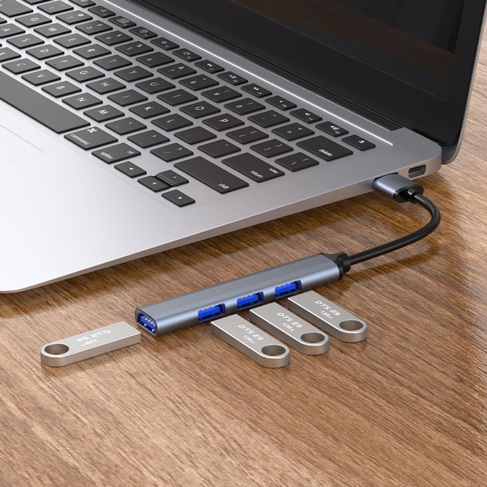 USB C HUB USB-A Hub Splitter U - Laptop Accessories And Gadgets บทวิจารณ์และราคา