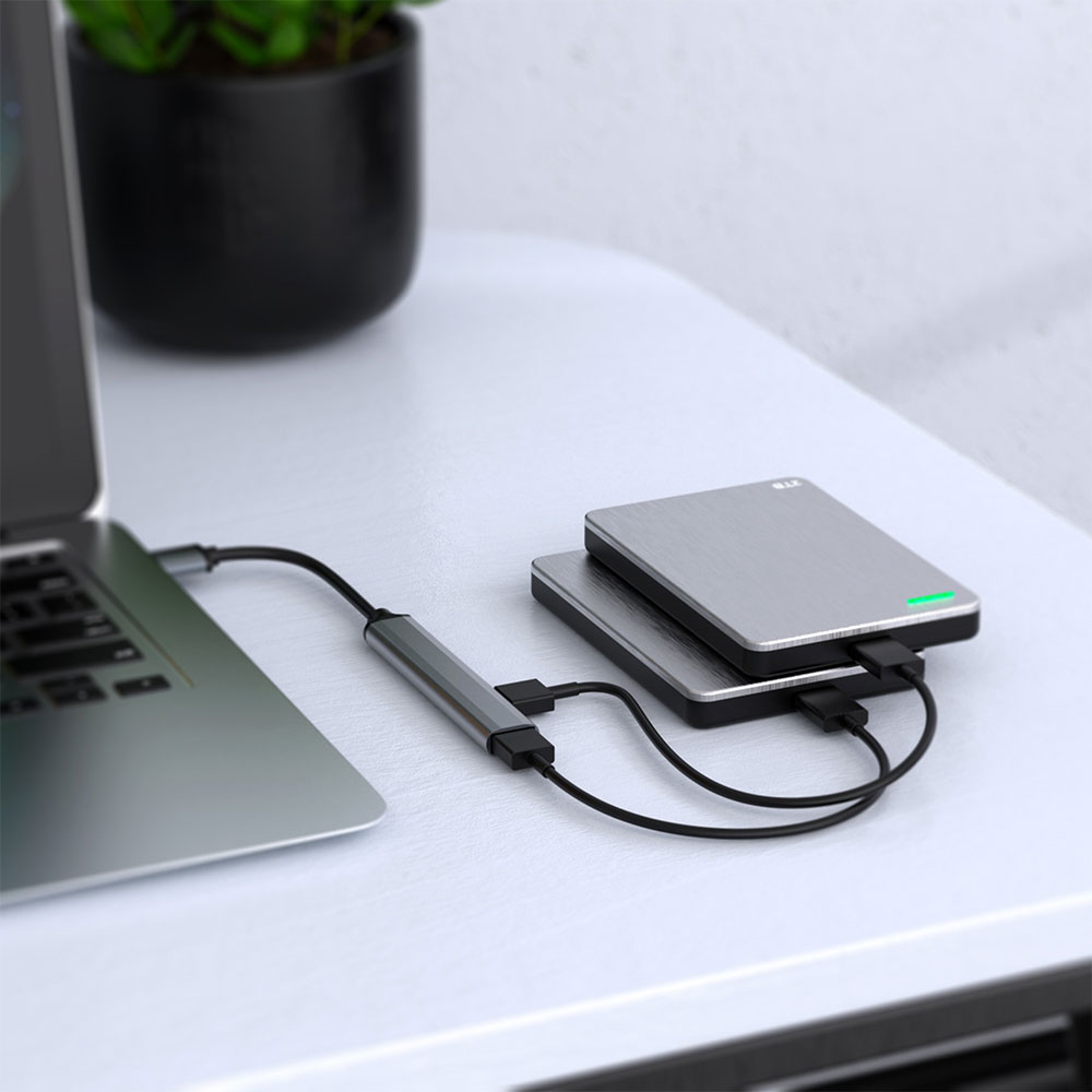 USB C HUB USB-A Hub Splitter U - Laptop Accessories And Gadgets บทวิจารณ์และราคา