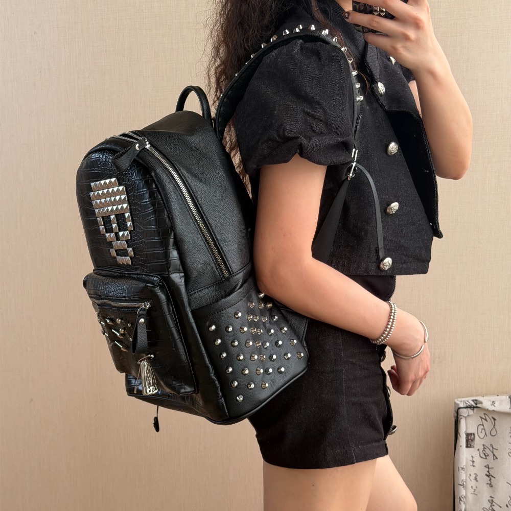 กระเป๋าเป้สะพายหลังลายหนังจระเ - Laptop Accessories Women บทวิจารณ์และราคา