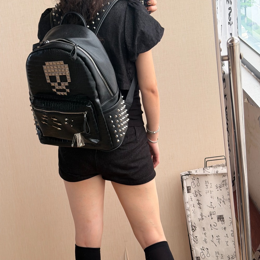 กระเป๋าเป้สะพายหลังลายหนังจระเ - Laptop Accessories Women บทวิจารณ์และราคา