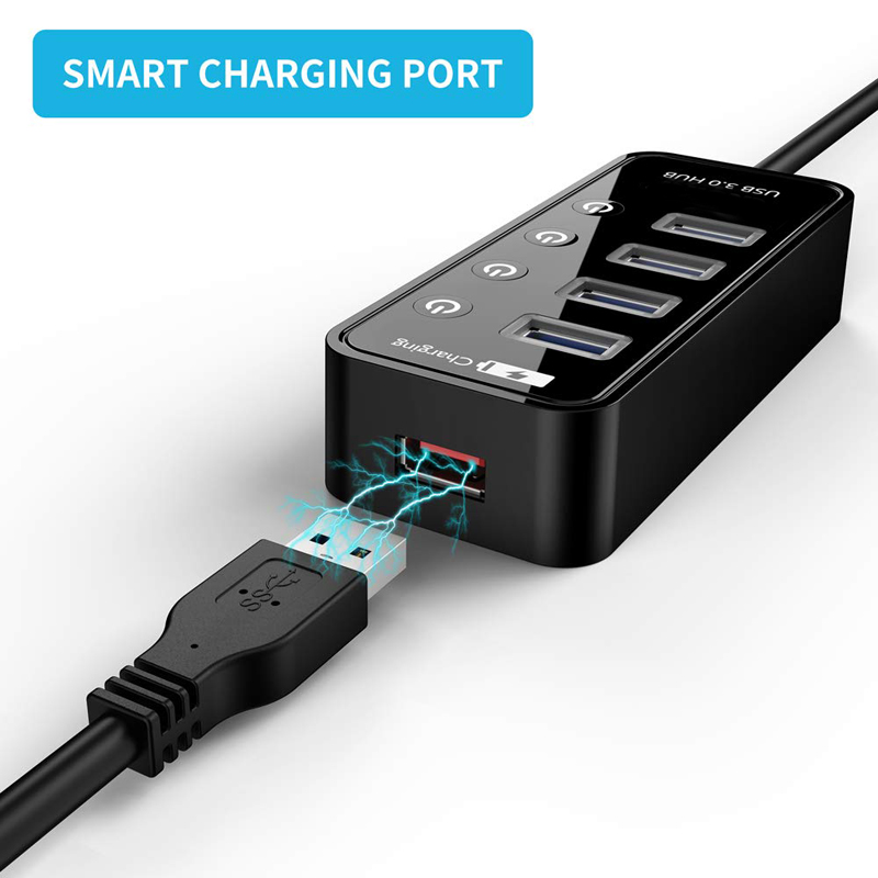 USB HUB 3.0 4 7 พอร์ตชาร์จโทรศ - Laptop Accessories And Gadgets บทวิจารณ์และราคา