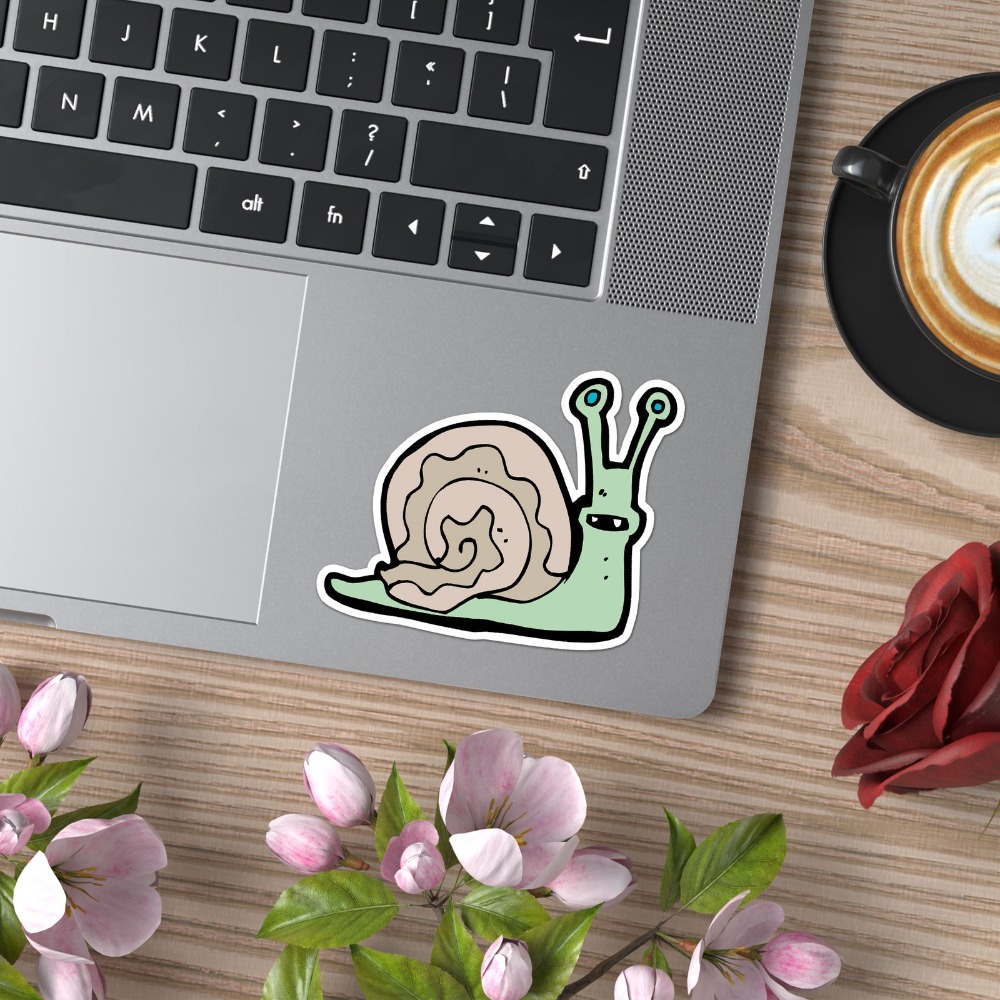 สติ๊กเกอร์ลายการ์ตูนรูปหอยทาก  - Laptop Accessories Best บทวิจารณ์และราคา