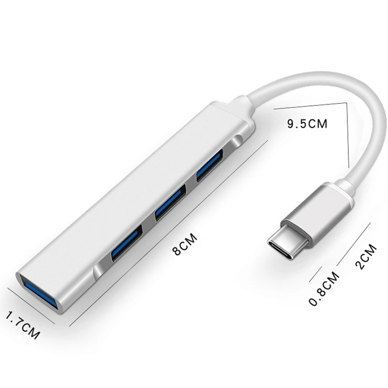 ฮับขยายพอร์ต Type-C 4-in-1 ฮับ - Laptop Accessories Hub บทวิจารณ์และราคา