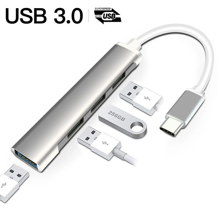 4-in-1 USB C HUB 3.0 ประเภท C  - Laptop Accessories And Gadgets บทวิจารณ์และราคา