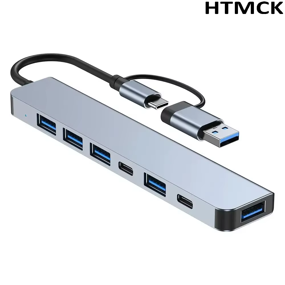 ฮับ USB C แบบ 8 in 2 พร้อมพอร์ - Laptop Accessories Hub บทวิจารณ์และราคา
