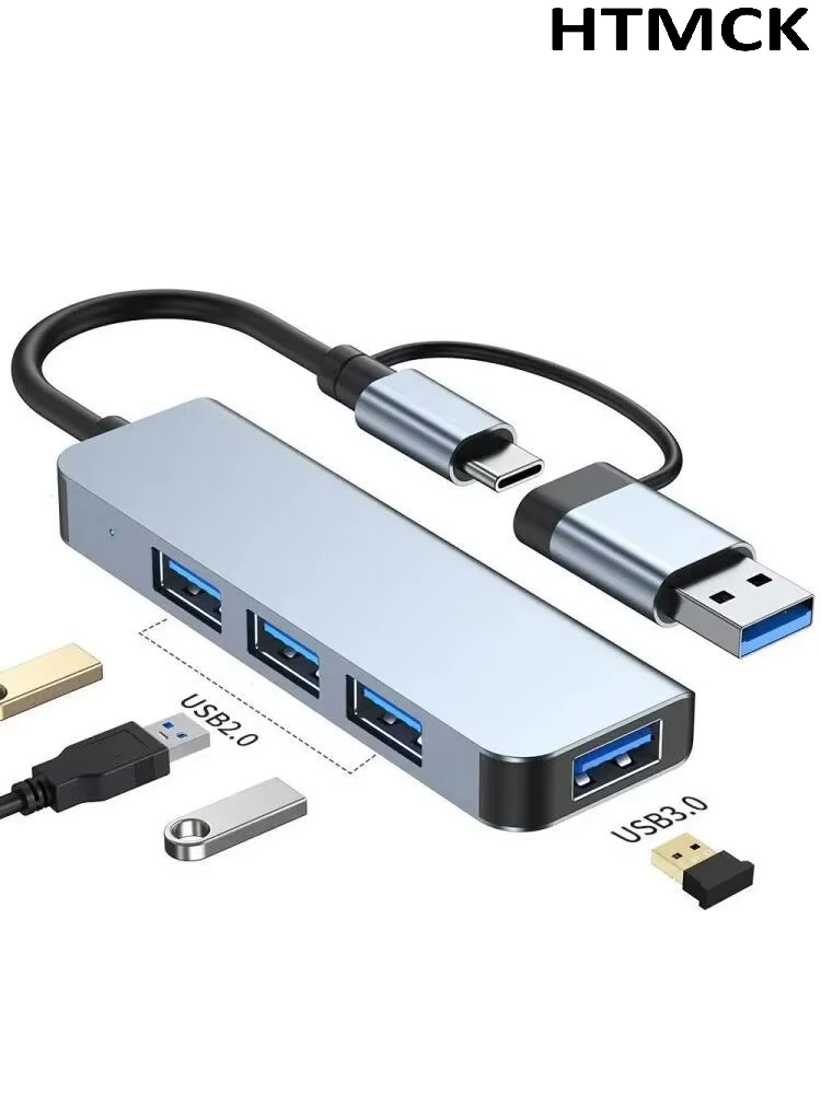 ฮับ USB C แบบ 8 in 2 พร้อมพอร์ - Laptop Accessories Hub บทวิจารณ์และราคา
