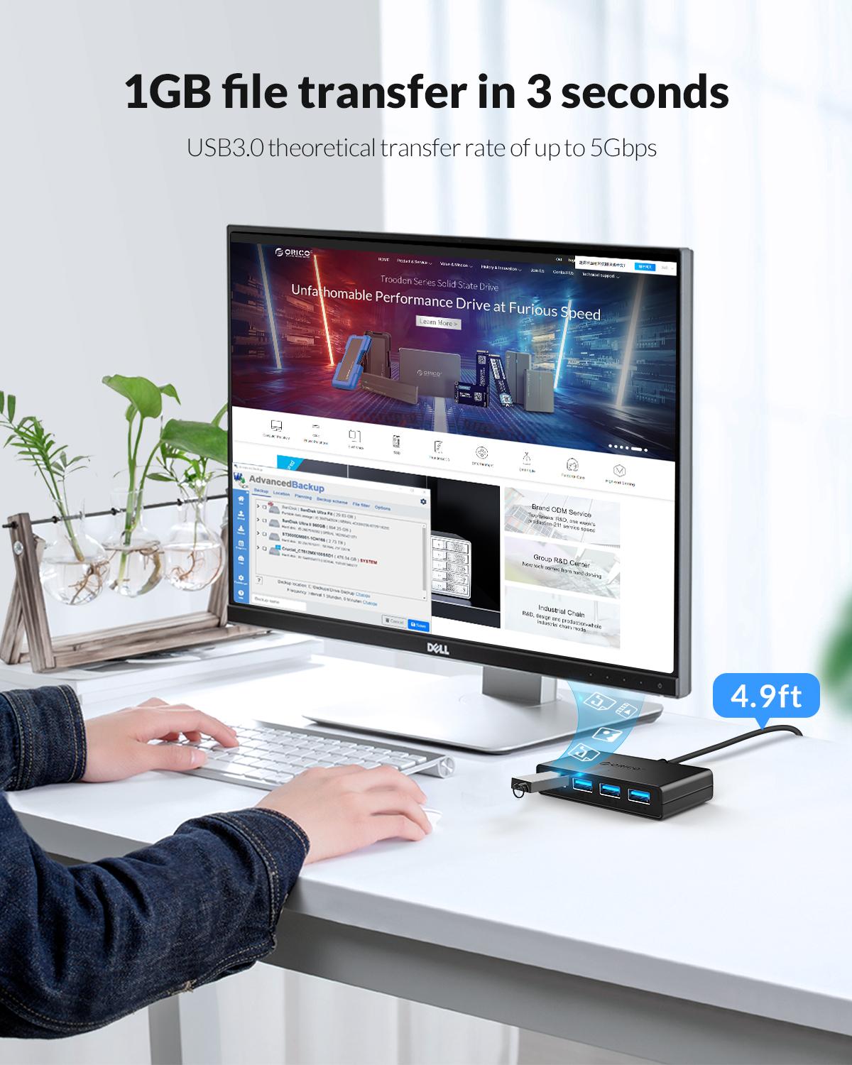 ORICO ฮับ USB 4 พอร์ตมัลติ USB - Laptop Accessories And Gadgets บทวิจารณ์และราคา