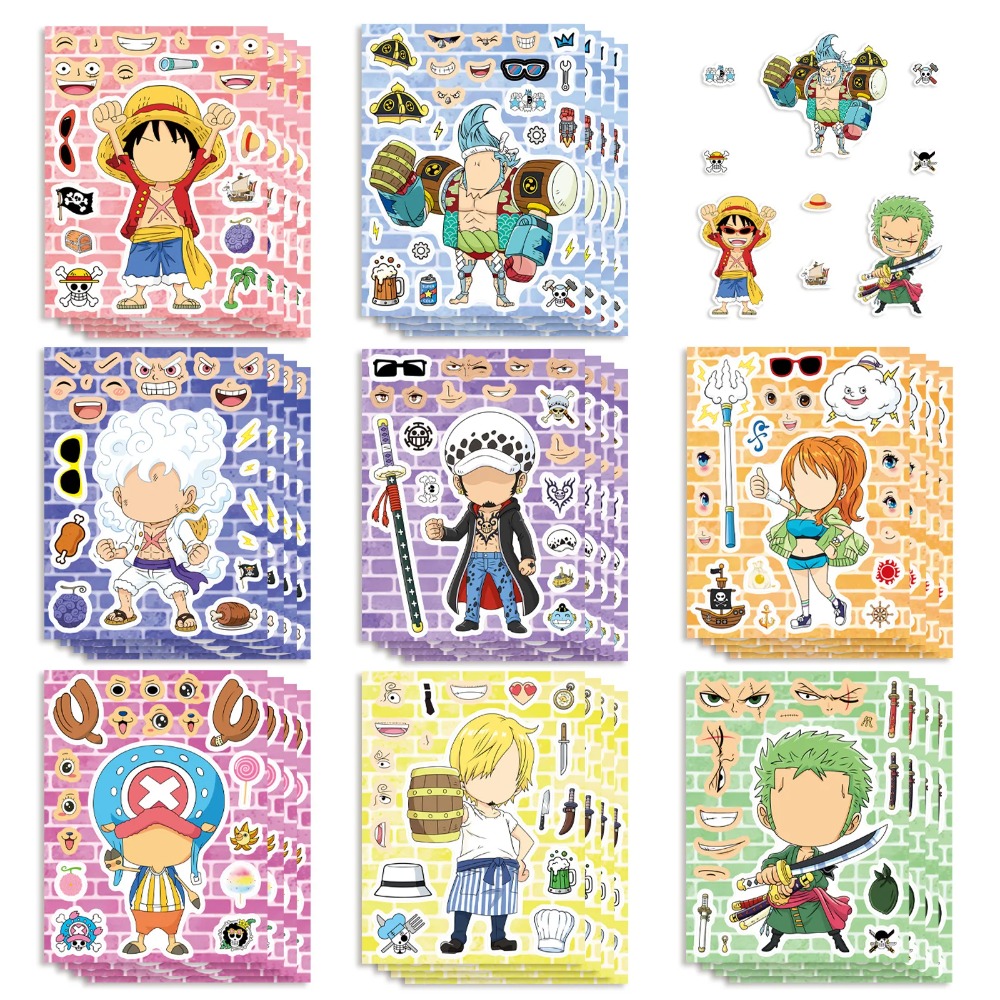 8/16/24 แผ่น วันพีซ ลูฟี่ สติ๊ - Laptop Accessories Kids บทวิจารณ์และราคา