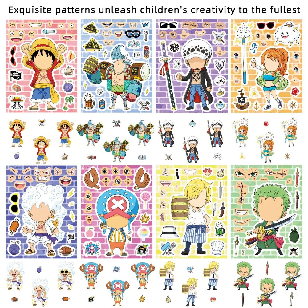 8/16/24 แผ่น วันพีซ ลูฟี่ สติ๊ - Laptop Accessories Kids บทวิจารณ์และราคา