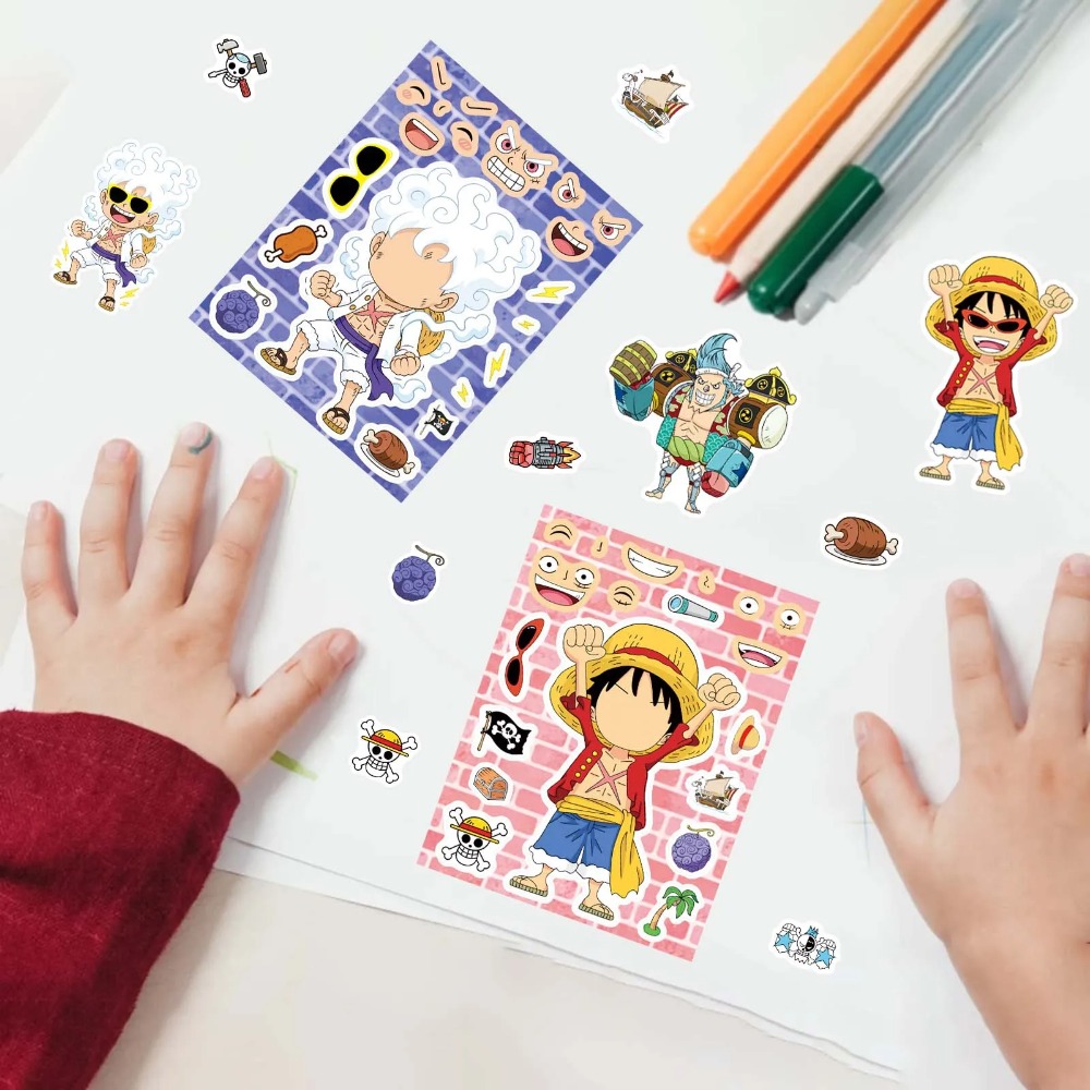8/16/24 แผ่น วันพีซ ลูฟี่ สติ๊ - Laptop Accessories Kids บทวิจารณ์และราคา