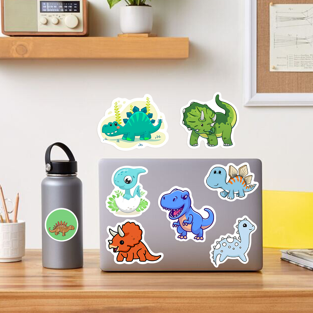 น่ารักน่ารักไดโนเสาร์สติกเกอร์ - Laptop Accessories Kids บทวิจารณ์และราคา