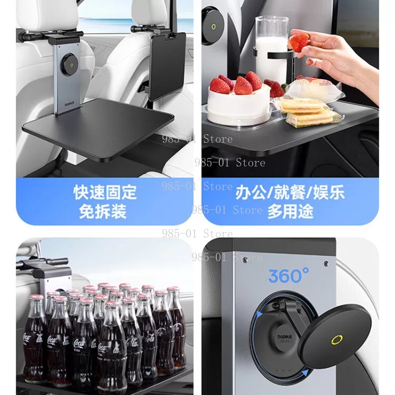 โต๊ะพับหลังเบาะรถยนต์อเนกประสง - Laptop Accessories Table บทวิจารณ์และราคา