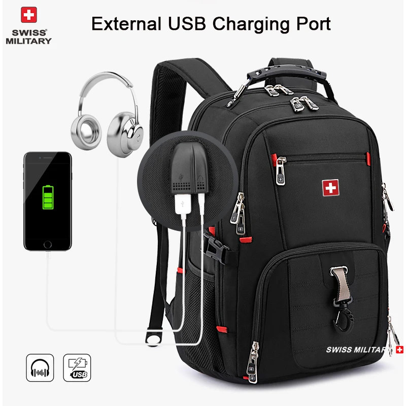 กระเป๋าเป้ผู้ชายกันน้ำ15.6/17น - Laptop Backpack Anti Theft บทวิจารณ์และราคา