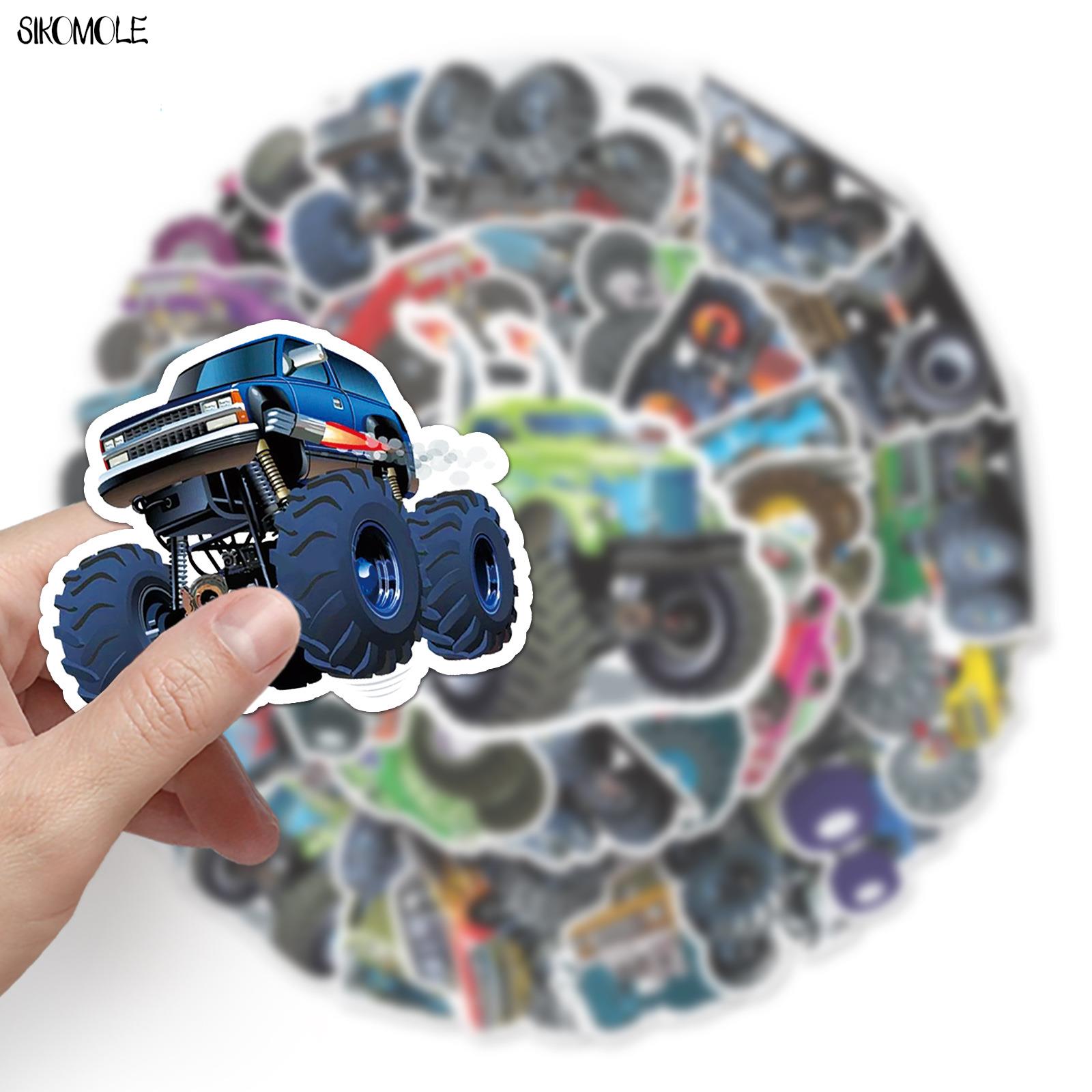 10/30/50pcs น่ารักรถบรรทุกมอนส - Laptop Accessories Kids บทวิจารณ์และราคา