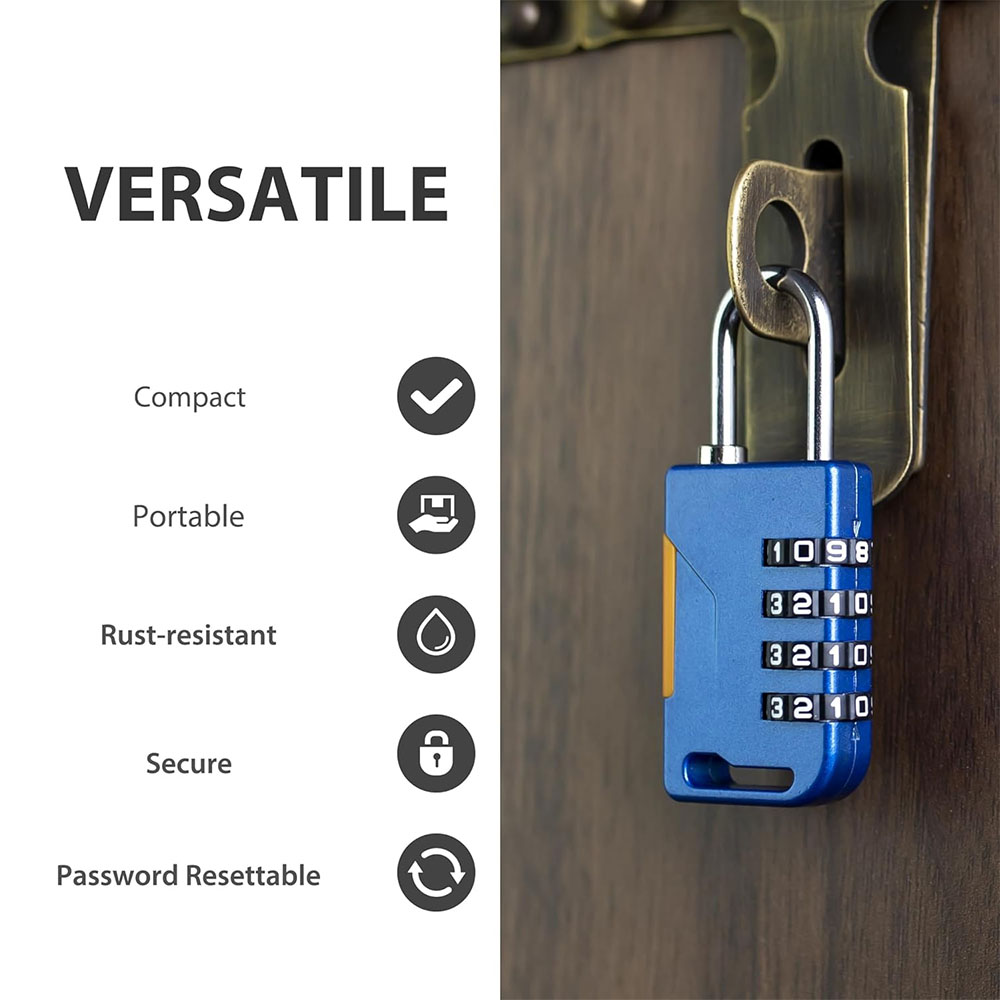 กุญแจรหัส 4 หลัก พร้อมสายเคเบิ - Laptop Backpack Anti Theft บทวิจารณ์และราคา