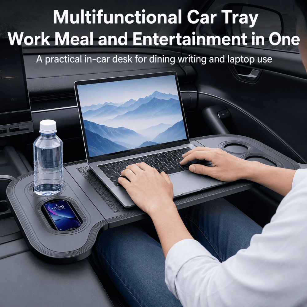 ถาดวางบนพวงมาลัยสำหรับรถยนต์ทุ - Laptop Accessories Table บทวิจารณ์และราคา