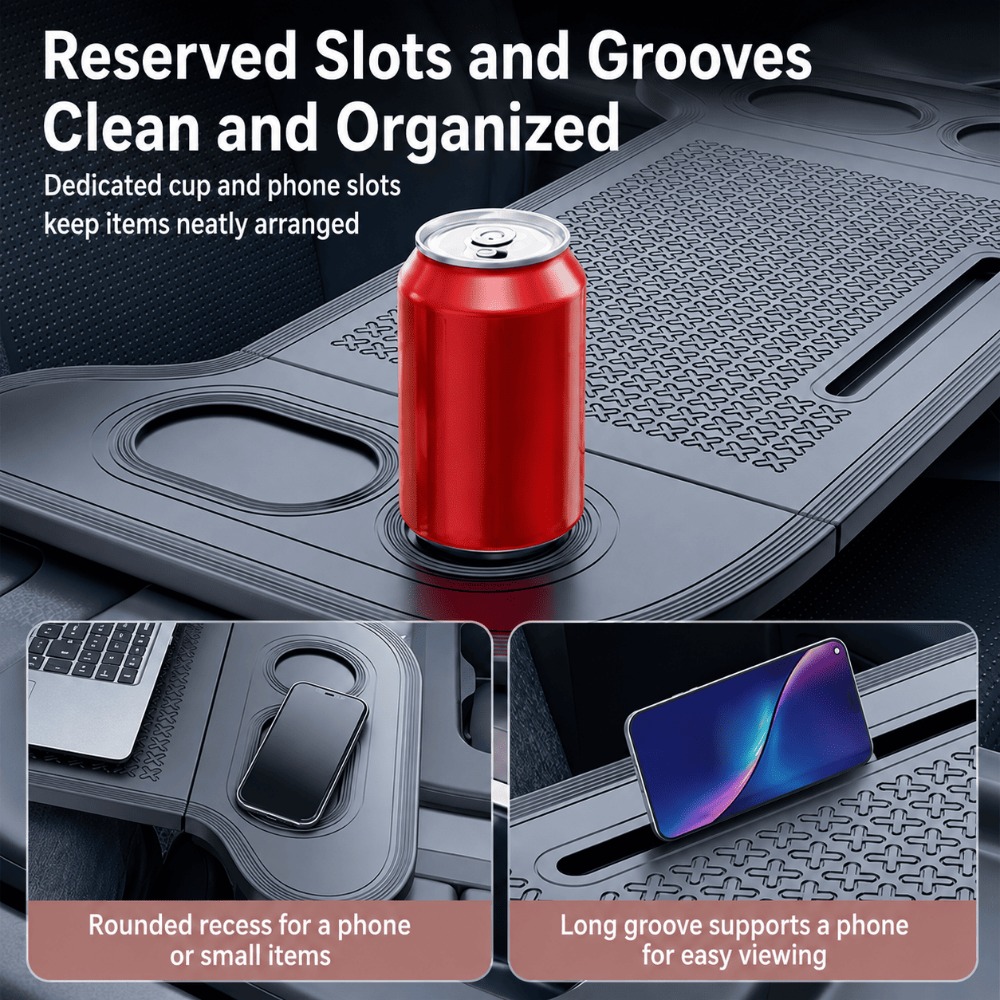 ถาดวางบนพวงมาลัยสำหรับรถยนต์ทุ - Laptop Accessories Table บทวิจารณ์และราคา